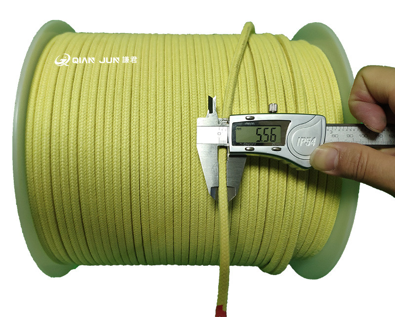 FACTORY PRICE FOR KEVLAR YARN ARAMID SQUARE ROPES 5.5*5.5MM